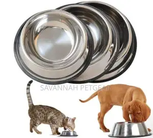 Peticon Stainless Steel Feeding and Water Cat Dog Bowl