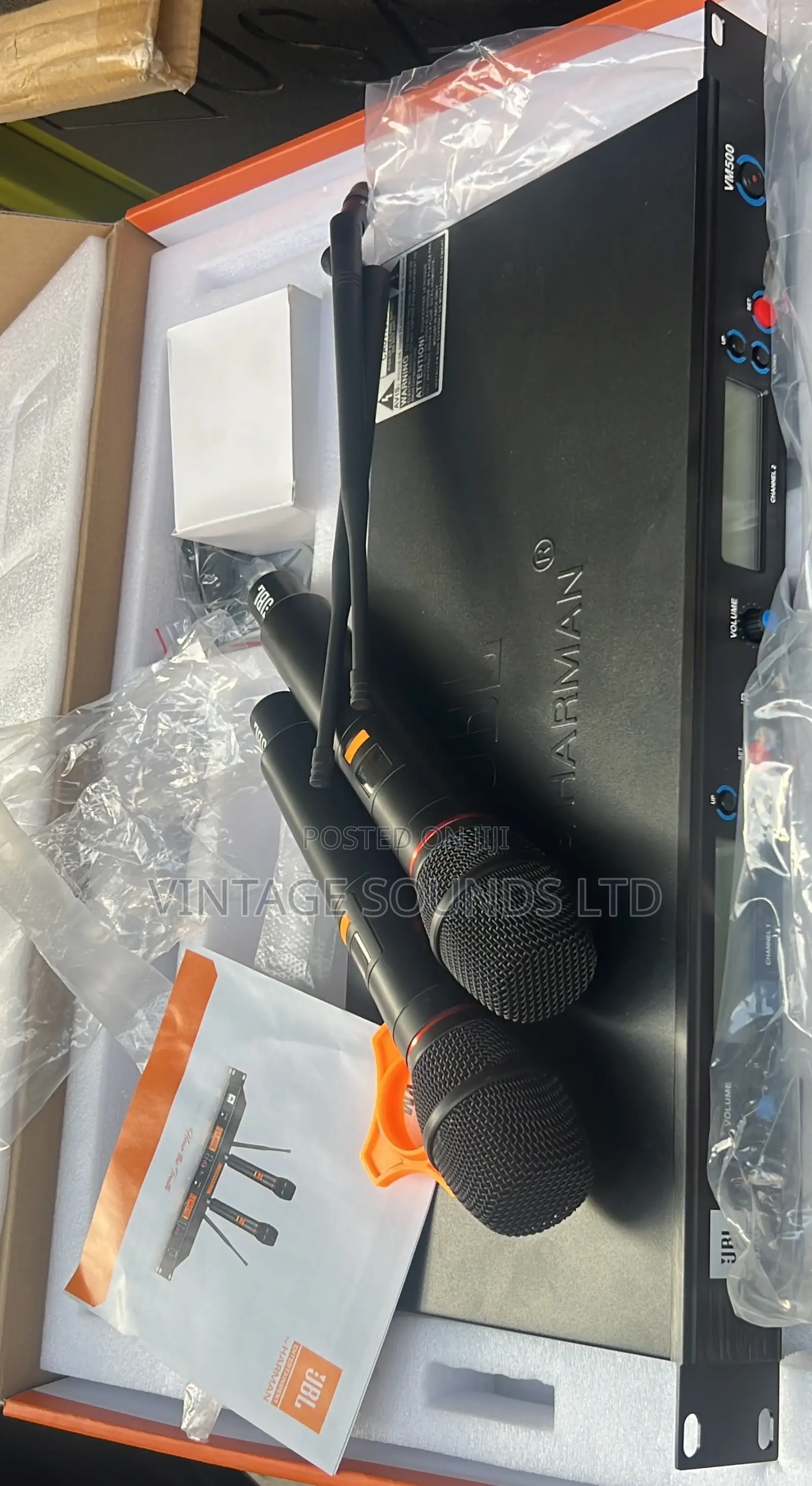 JBL Vm500 Uhf Wireless Microphone