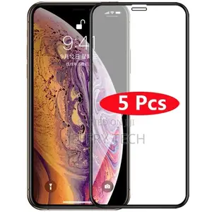 5pcs/Lot Full Cover Tempered Glass for iPhone XS Max XR X Sc