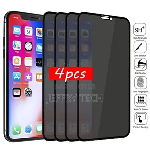 4pcs Privacy Tempered Glass Screen iPhone 13 Pro Max 12 11 6