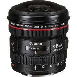 Canon EF 8-15mm F/4l Fisheye USM Lens