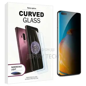 Huawei P40 PRO Privacy Screen Protector Tempered Glass UV GL