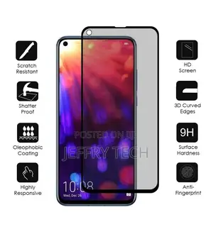 Huawei Nova 5T Anti-Spy / Privacy Premium Tempered Glass Scr
