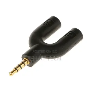 Audio Adapter Headphone/Earphone + Microphone Socket U Y 3.5