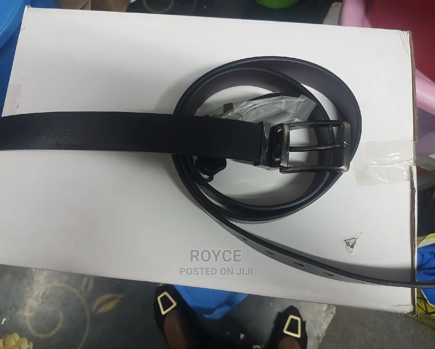 Genuine Leather Double Sided Belt