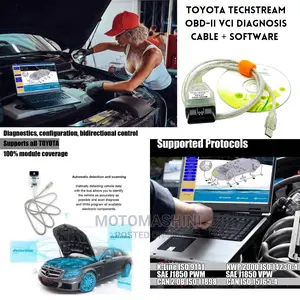 Toyota Techstream OBD-II Car Diagnosis Cable and Software