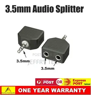 3.5mm Male to Dual 3.5mm AUX Female Stereo Audio Splitter Co