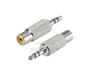 3.5mm Male to RCA Female Converter Coupler Metal Connector S