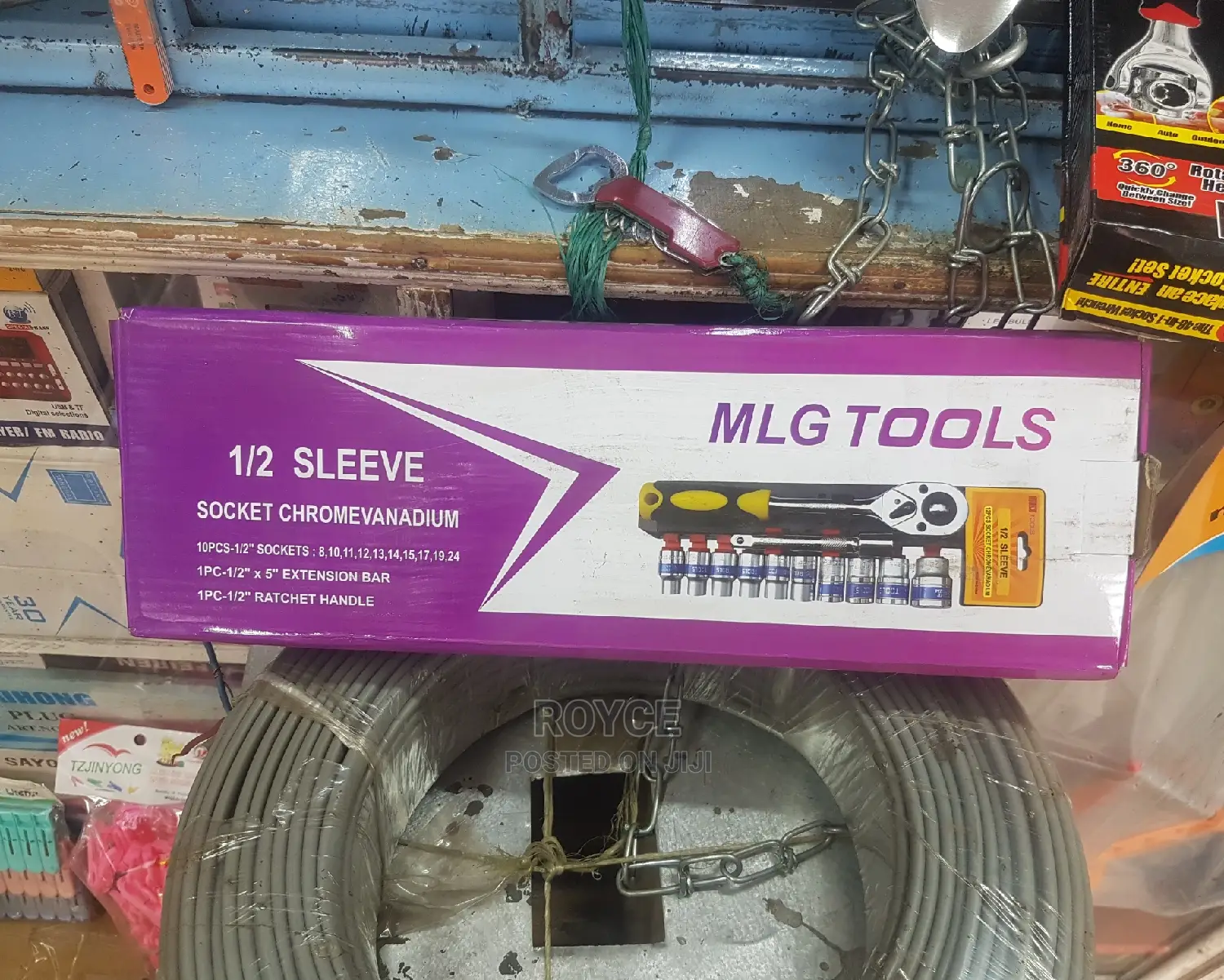 MLG Tools 1/2 Sleeve Socket Chrome Vanadium