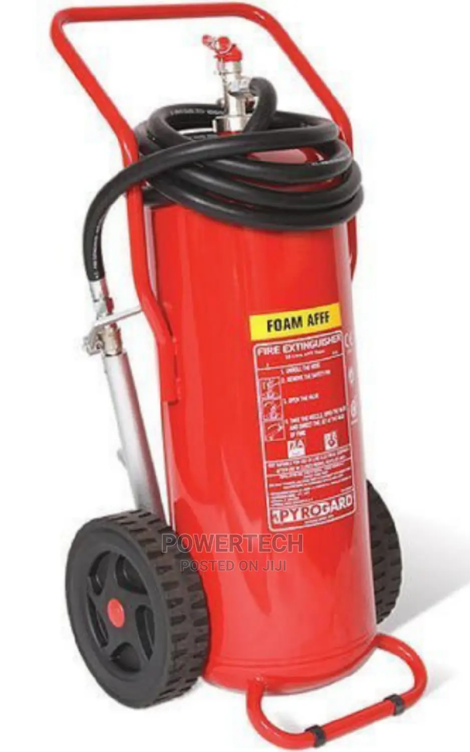 25 Kg Powder Trolley Fire Extinguishers