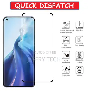 Xiaomi Mi 11 Ultra Tempered Glass Screen Protector Full Cove