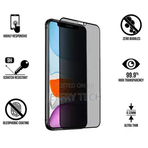Screen Protector Tempered Privacy Glass for iPhone 11 XR /Pr