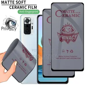 Matte Ceramic Privacy Screen Xiaomi Redmi Note 10 9 8 Pro 10