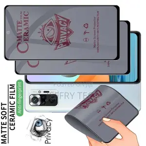 Matte Ceramic Privacy Screen Xiaomi Redmi Note 10 9 8 Pro 10