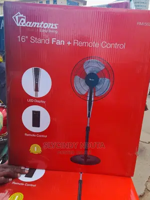 Ramtons Stand Fan With Remote Control