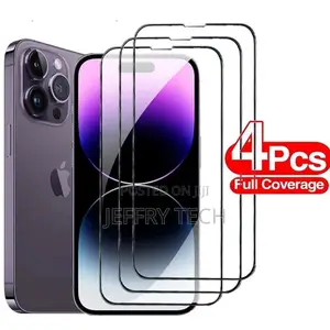 Tempered Protective Glass for iPhone 14 Pro Screen Full Prot