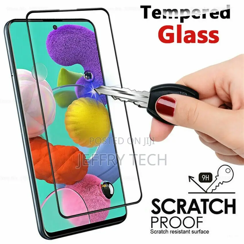 Screen Protector Tempered Glass for Samsung A21s, A51, A71,
