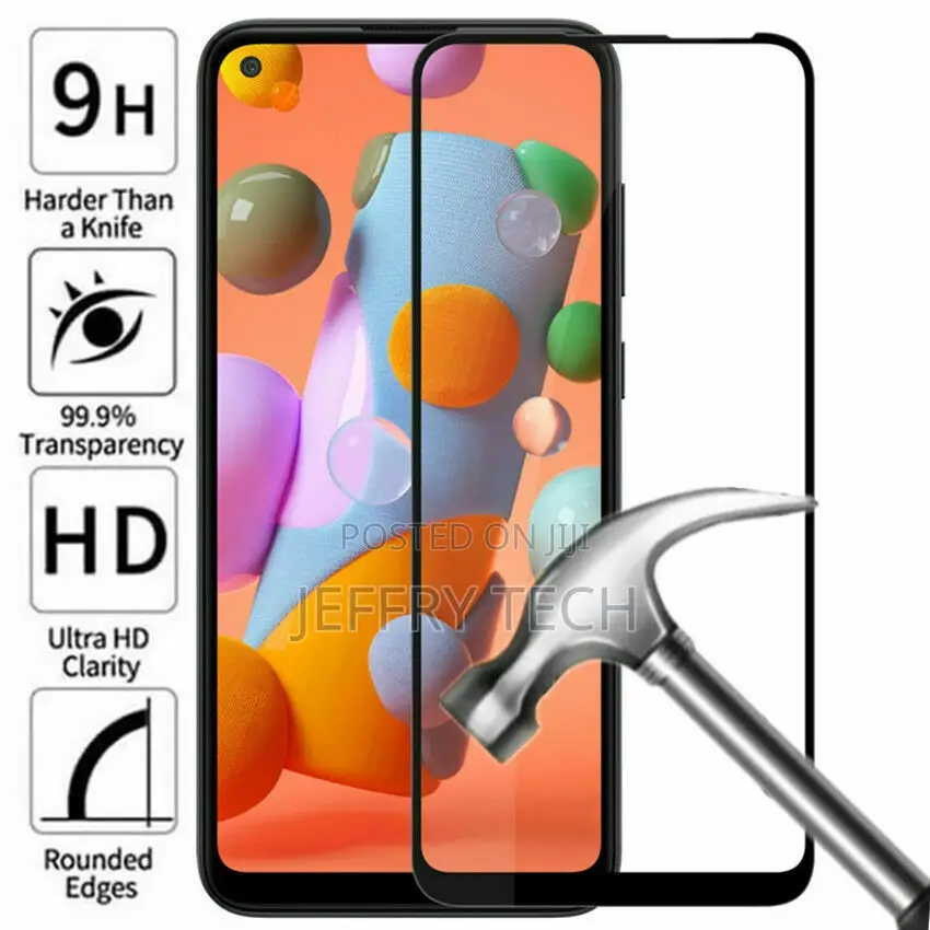 Screen Protector Tempered Glass for Samsung A21s, A51, A71,
