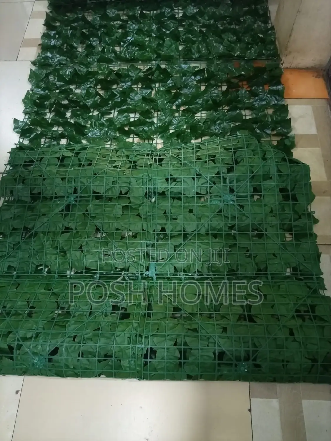 3m by 1m Green Artificial Privacy Fence
