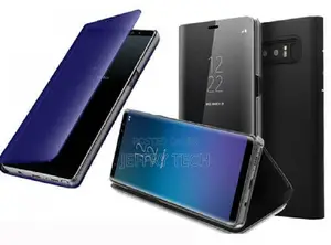 Clear View Standing Case Mirror Flip SAMSUNG GALAXY A01