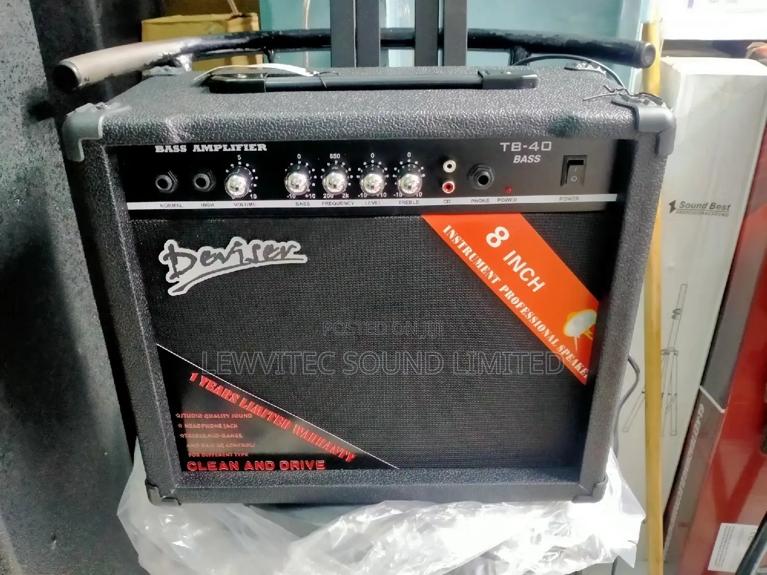 Deviser Tb 40 Guitar Bass Amplifier