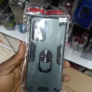 OPPO A16 Case, Slim Shockproof Ring Armor Stand Phone Cover