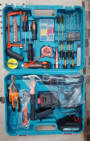 Makita 115pc 21V Cordless Brushless Hammer Drill DIY Toolset