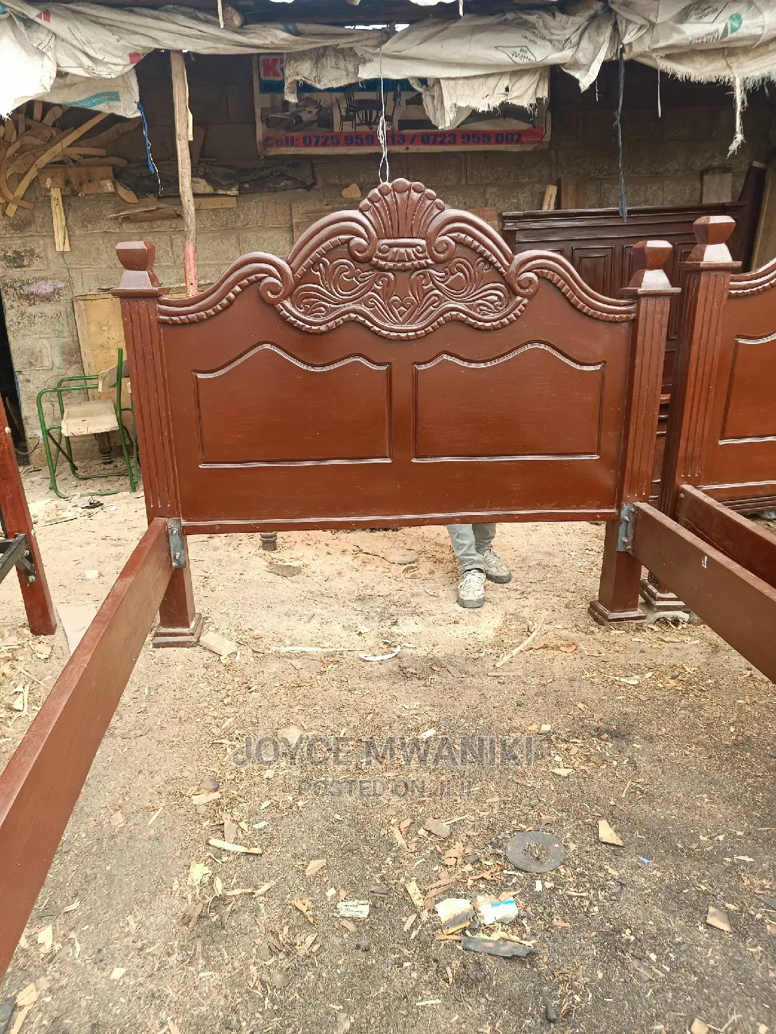 Wooden Bed 5by6