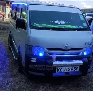 A 14 Seater Toyota Hiace For Hire.