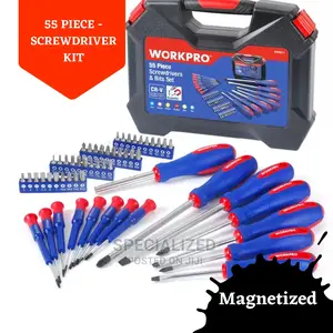 55 Piece Screwdriver and Bits Tool Set