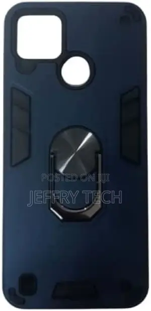 Hard Back Cover With Metal Ring for Infinix Smart5/X657, Dar