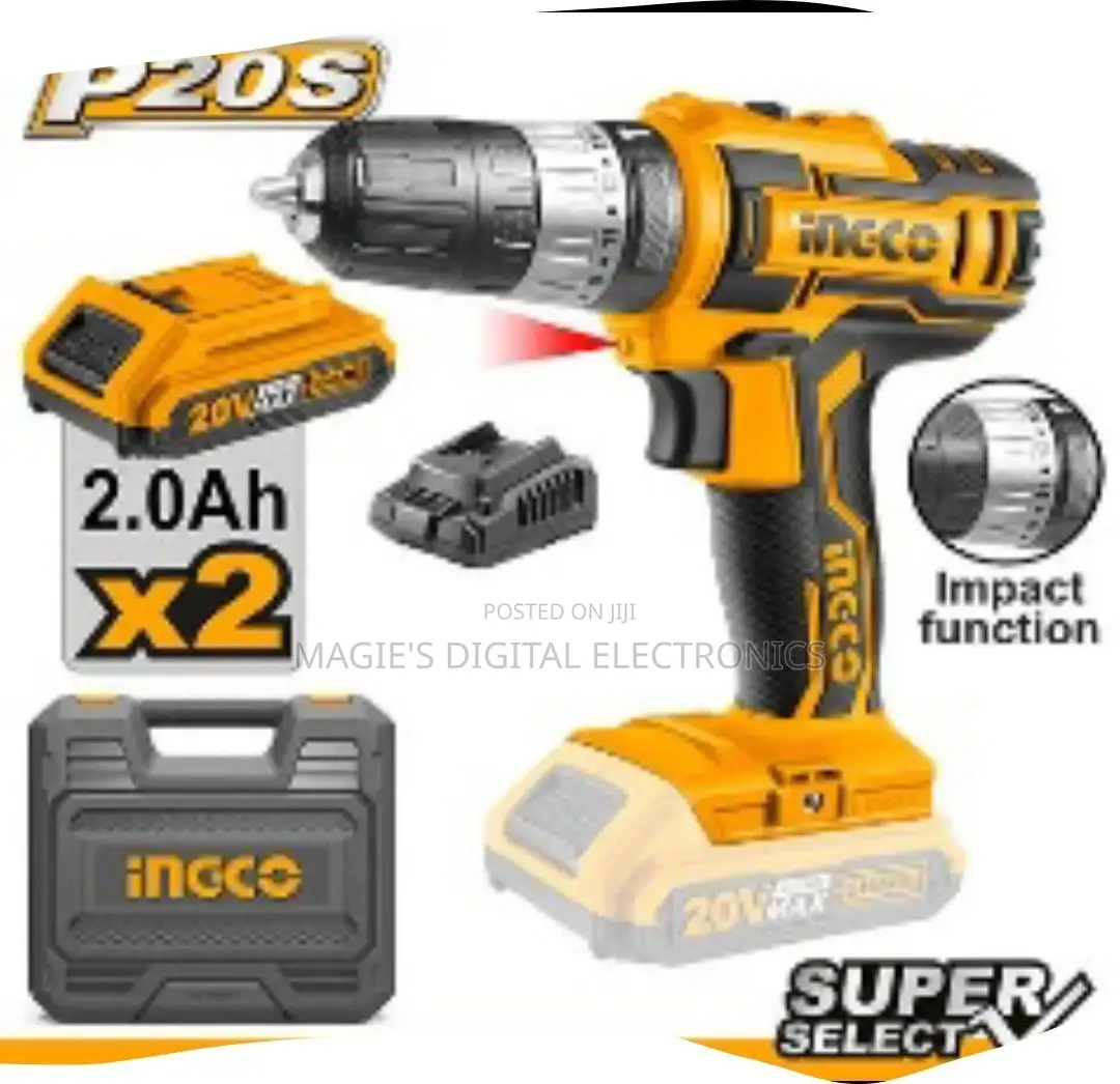 Cordless Drill 20v With Hammer
