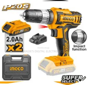 Cordless Drill 20v With Hammer