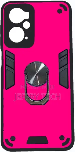 Back Cover Anti Shockproof With Metal Ring for Oppo A76 (Pin