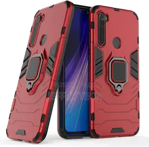 Redmi Note8 Case, Metal Ring Grip Kickstand Shockproof Hard