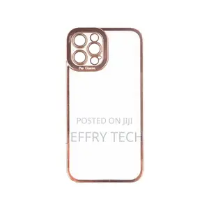 Transparent Cover With Colorful Frame for iPhone 12 Pro Max