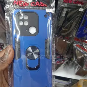 Anti-Shock Cover With Metal Ring for Xiaomi Redmi 10C