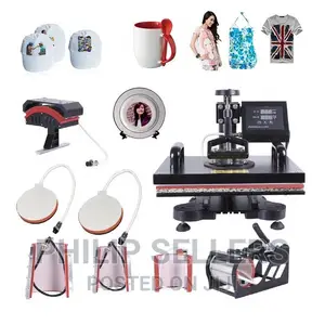 Sublimation Combo Transfer Printing 8 IN 1 Multi-Function He