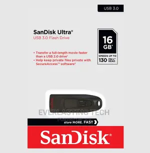 Sandisk Ultra Usb 3.0 Flash Drive 16gb