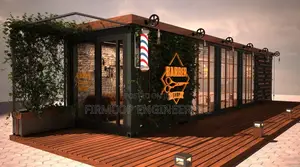 40ft Container Babershop