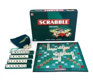 Scrabble Game, English Words Plastic Scrabbles