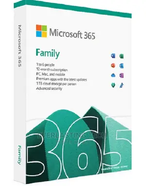 Microsoft Office 365 Family - 1 Year Media Less 6 Users