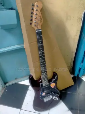 Maroon 24 Frets Guitar