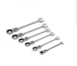 7pcs Flexible Ratchet Combination Spanner Set