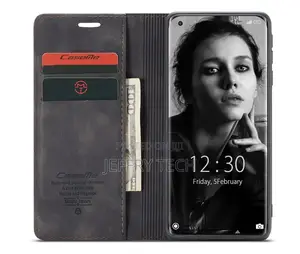 Caseme Xiaomi Mi 11 Retro Flip Leather Wallet Case Black