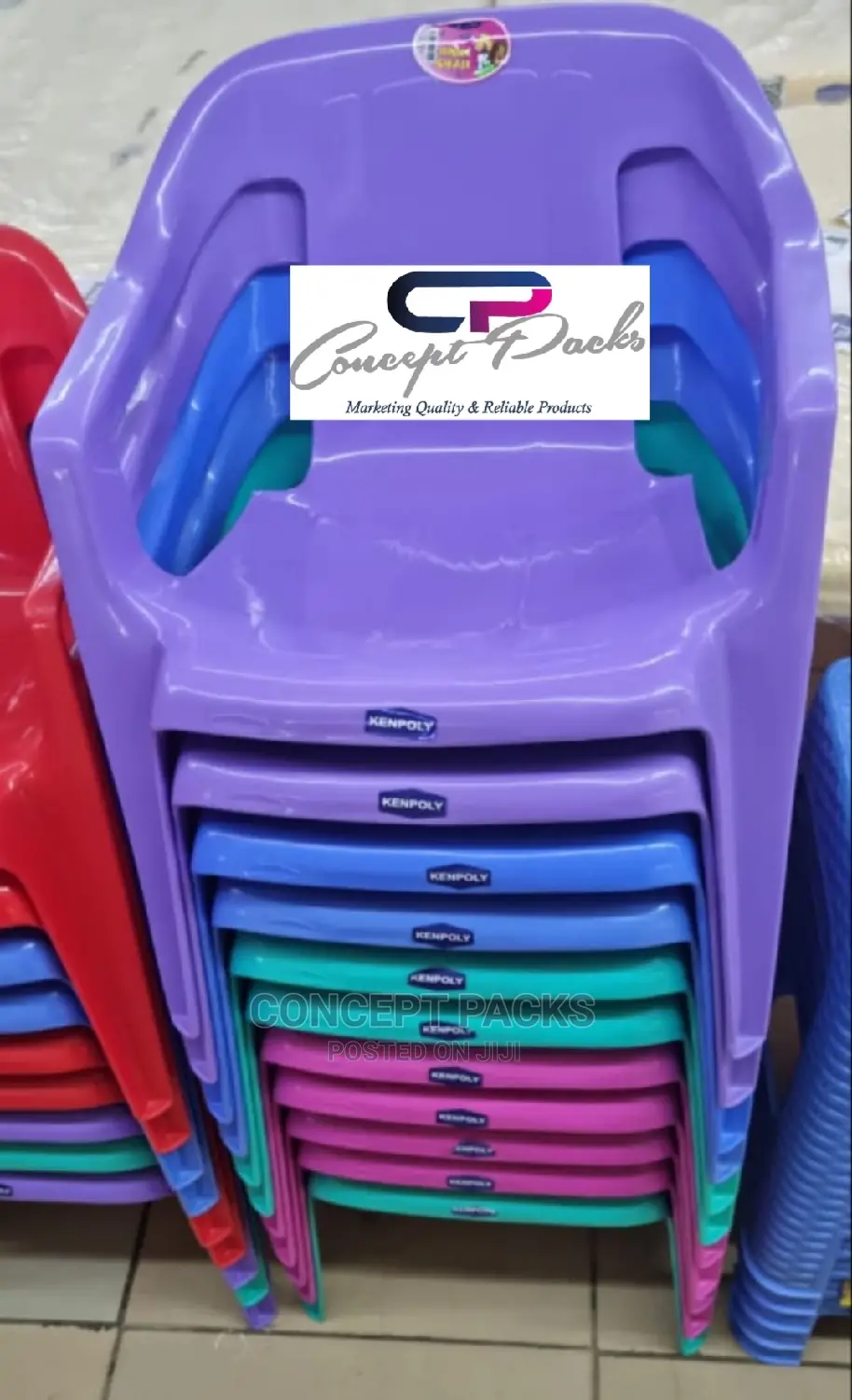 Plastic Children Chairs.