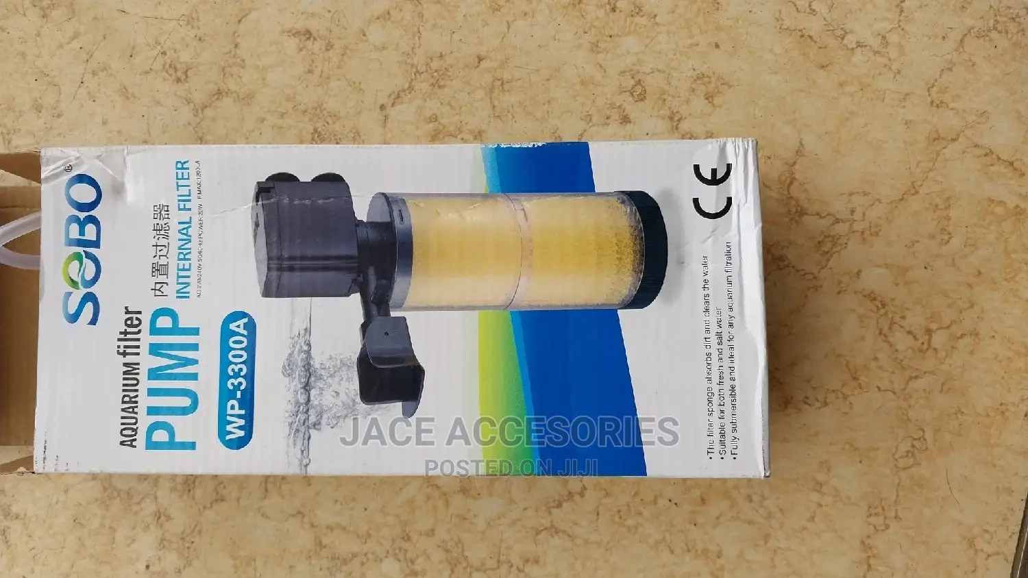 Original Sobo Acquariun Filter Pump