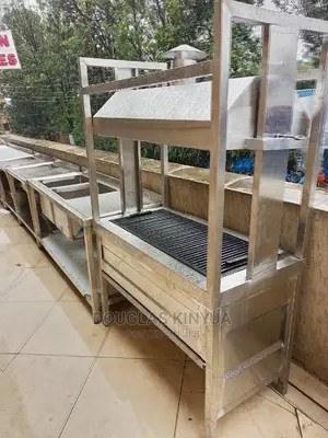 Stainless Steel Gas Meat Grill.