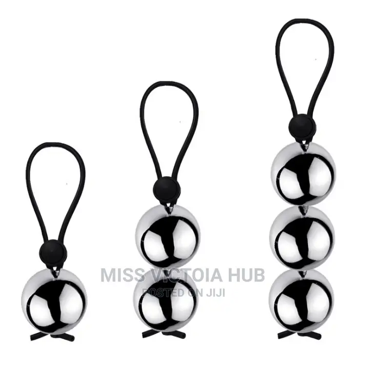 Adjustable Cock Ring Training Dumbbell Balls Vibrator