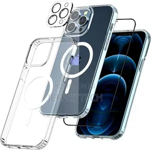 iPhone 12 Case/iPhone 12 Pro Case,With 2 Pack Screen Protect